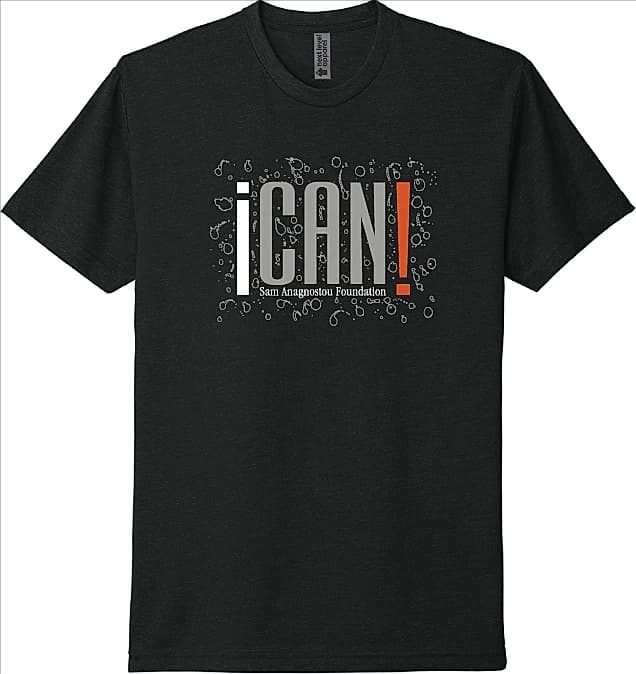 Black ICAN Tee